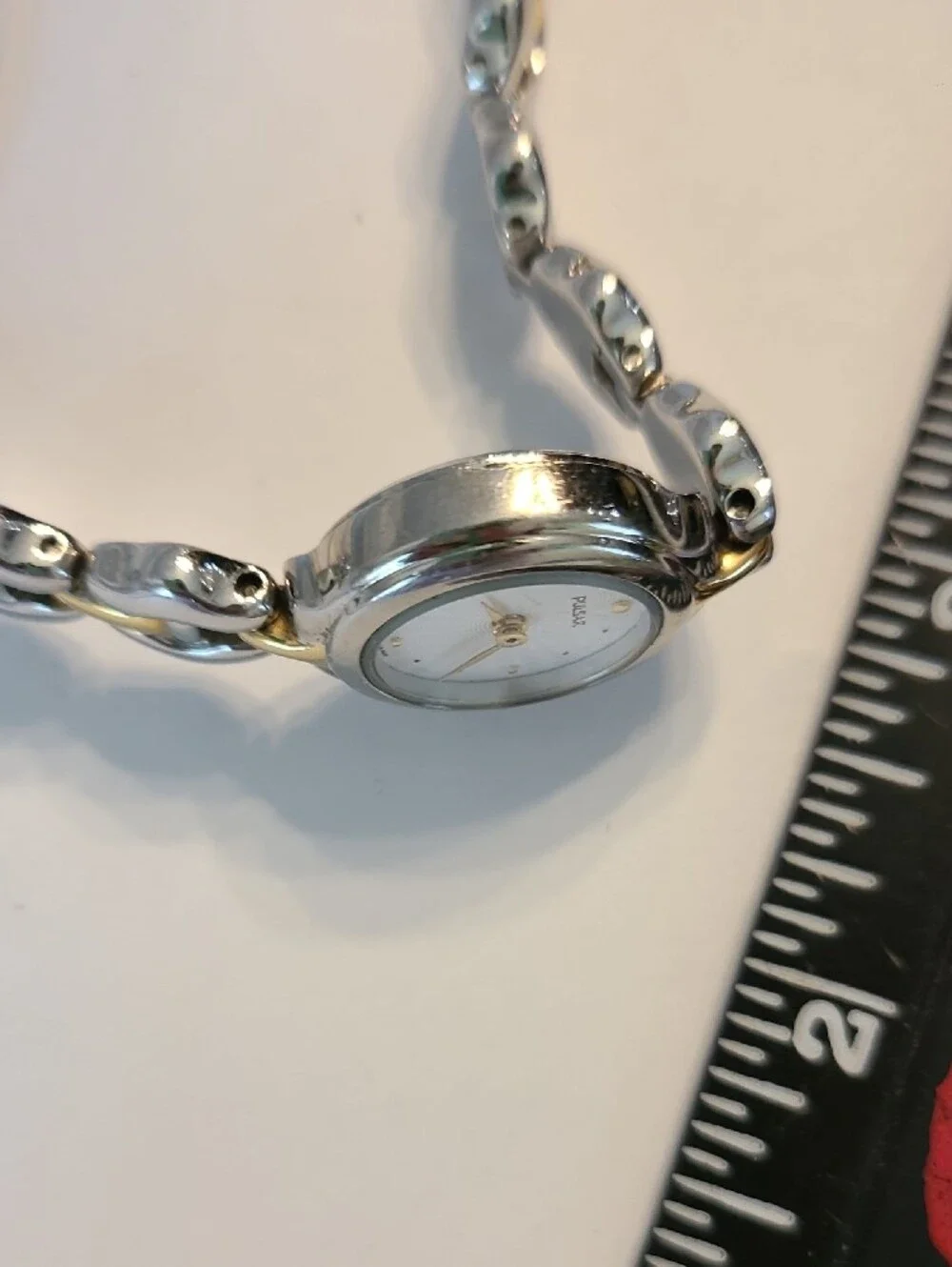 Pulsar Two-Tone Silver and Gold Bracelet Watch